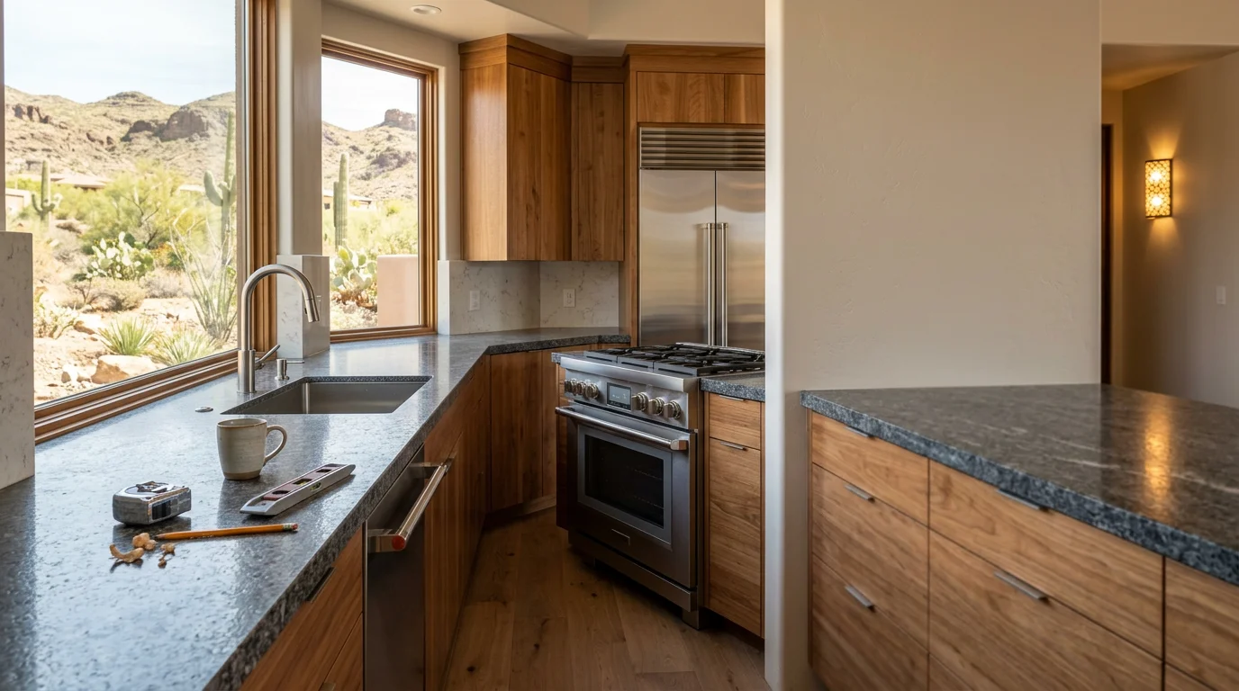 General contractor working on home renovation in Las Vegas